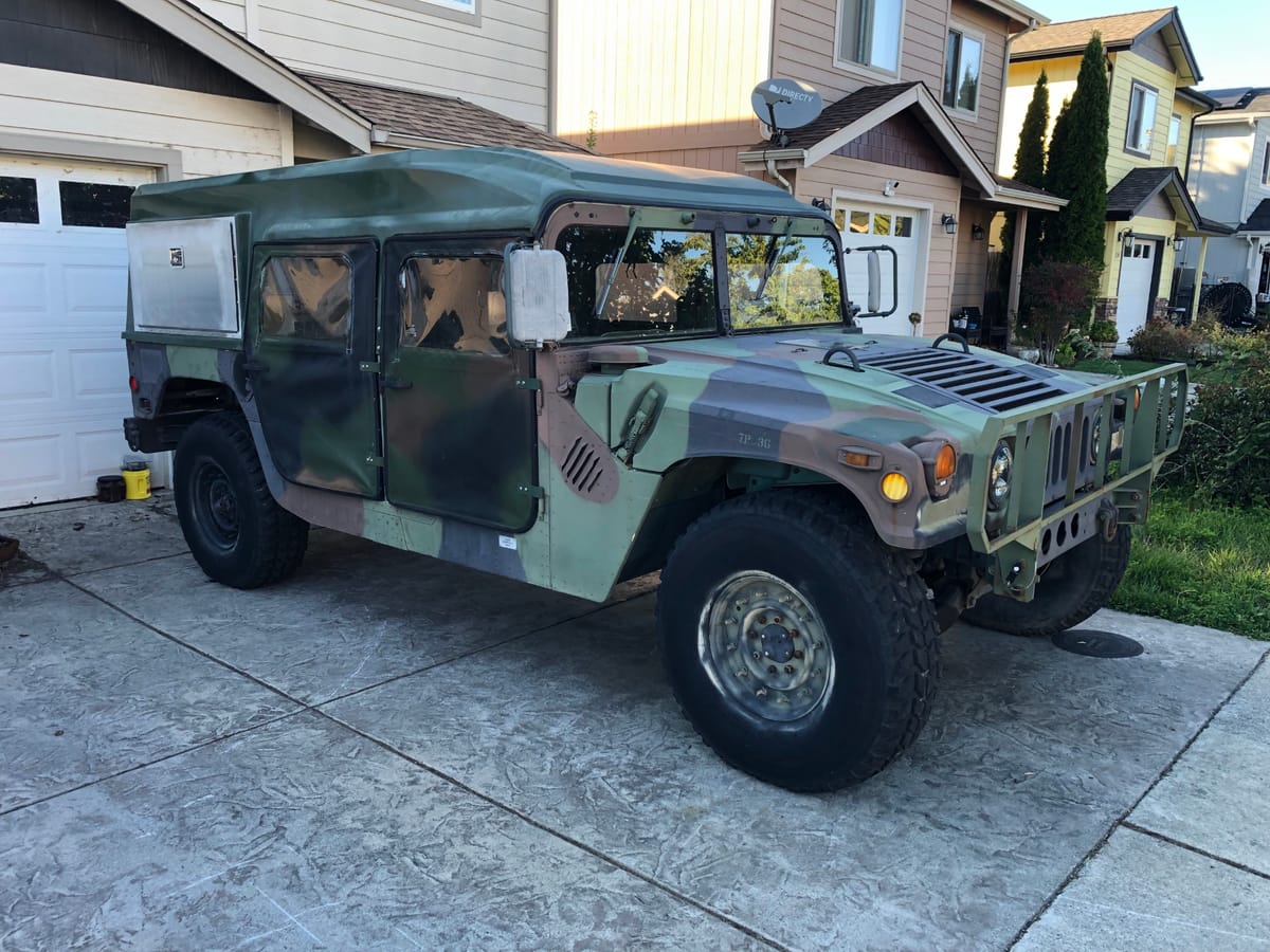 Humvee Helmet Top Install
